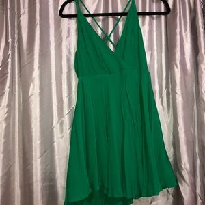 Mini Green summer dress